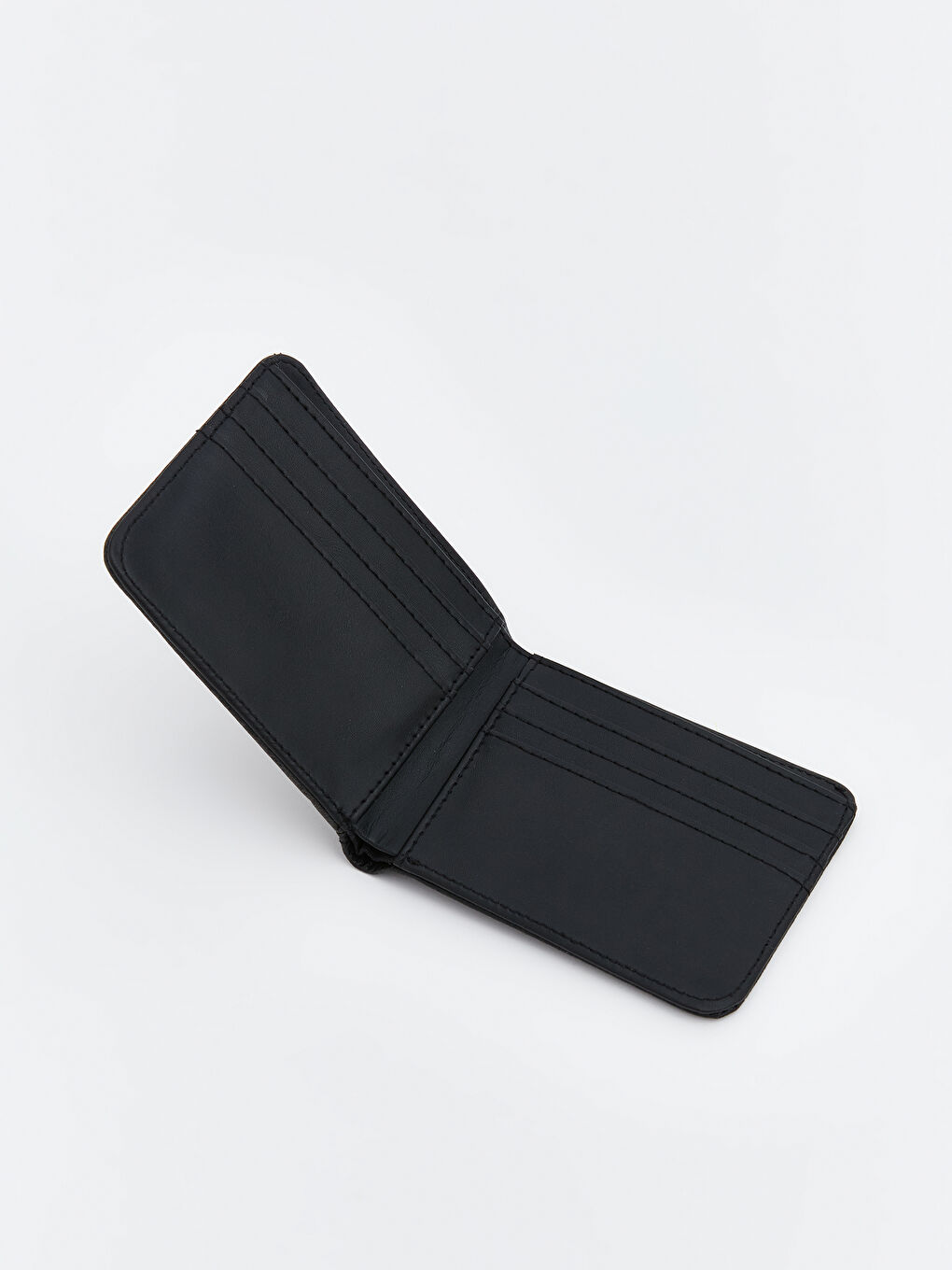 Siyah Deri Görünümlü Erkek Cüzdan-1