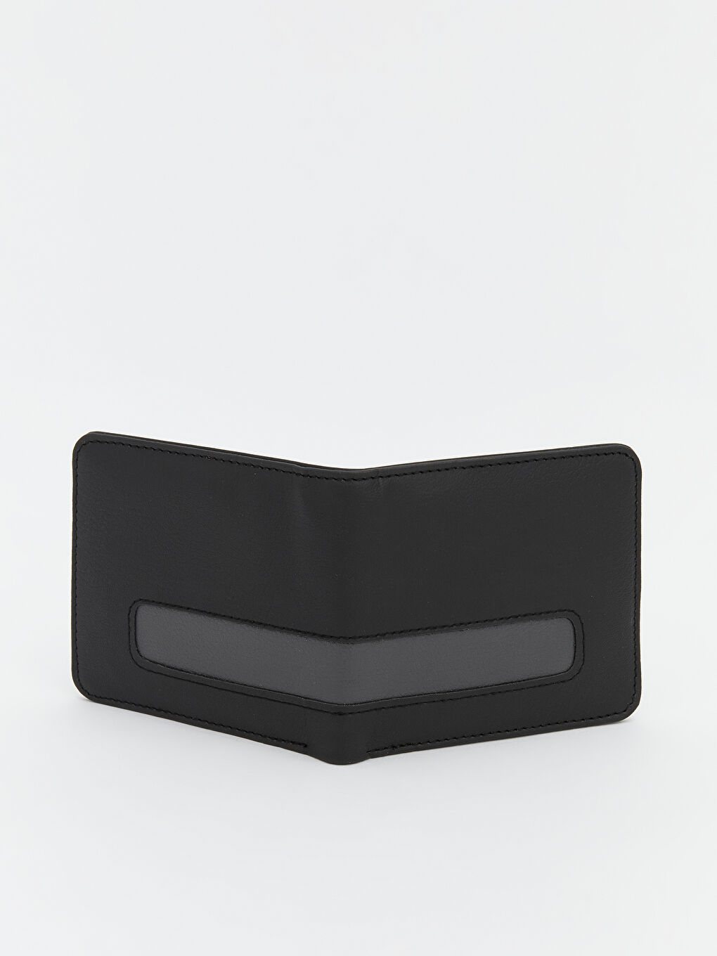 Siyah Deri Görünümlü Erkek Cüzdan-2