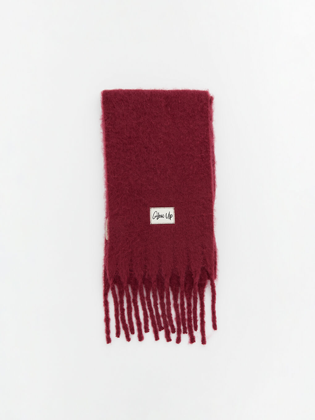 ქალი ბორდოსფერი შარფი-1