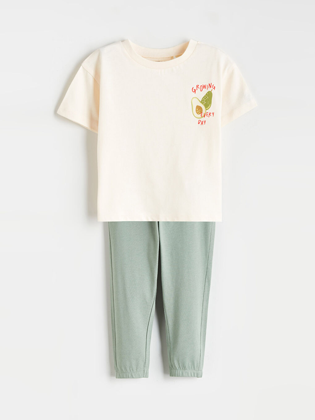 Bisiklet Yaka Erkek Bebek Tişört ve Eşofman Altı