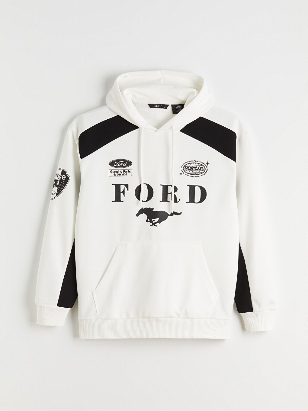 Ford Printed Men's Kangaroo Pocket Hoodie-4