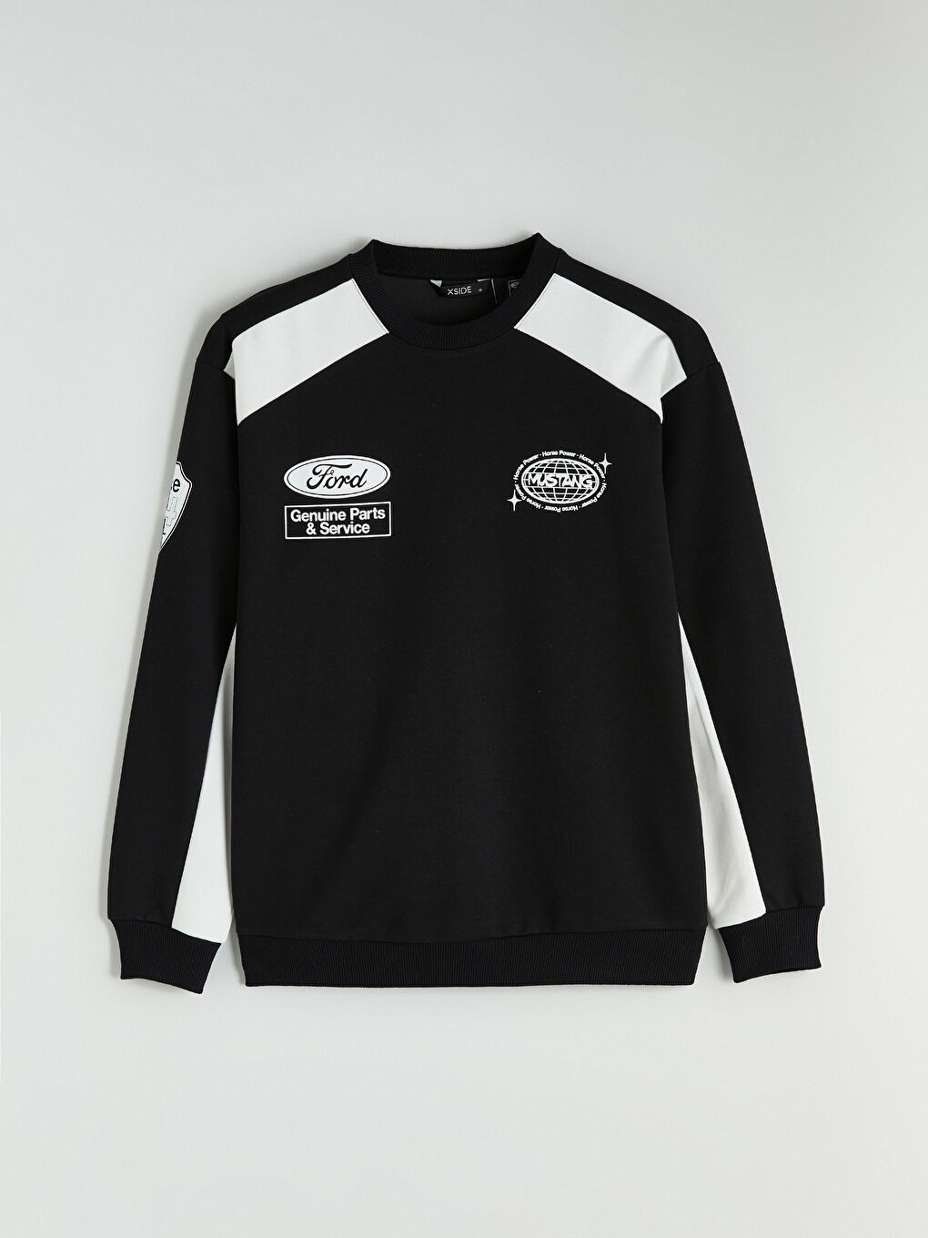 Crew Neck Printed Men's Sweatshirt-4