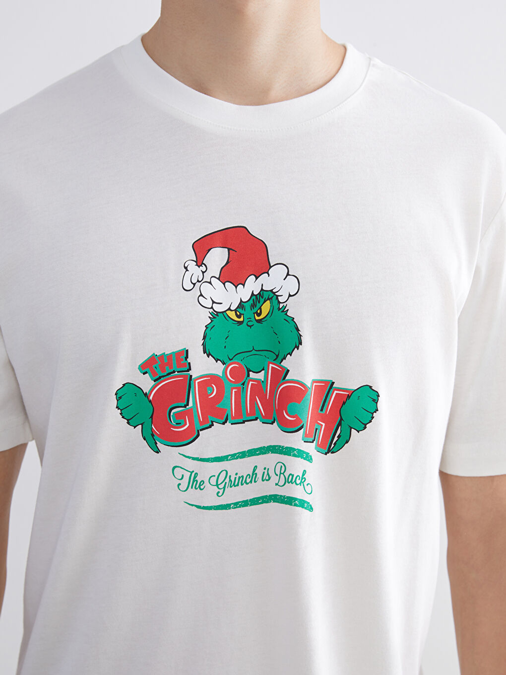 Мужчины экрю Футболка-2