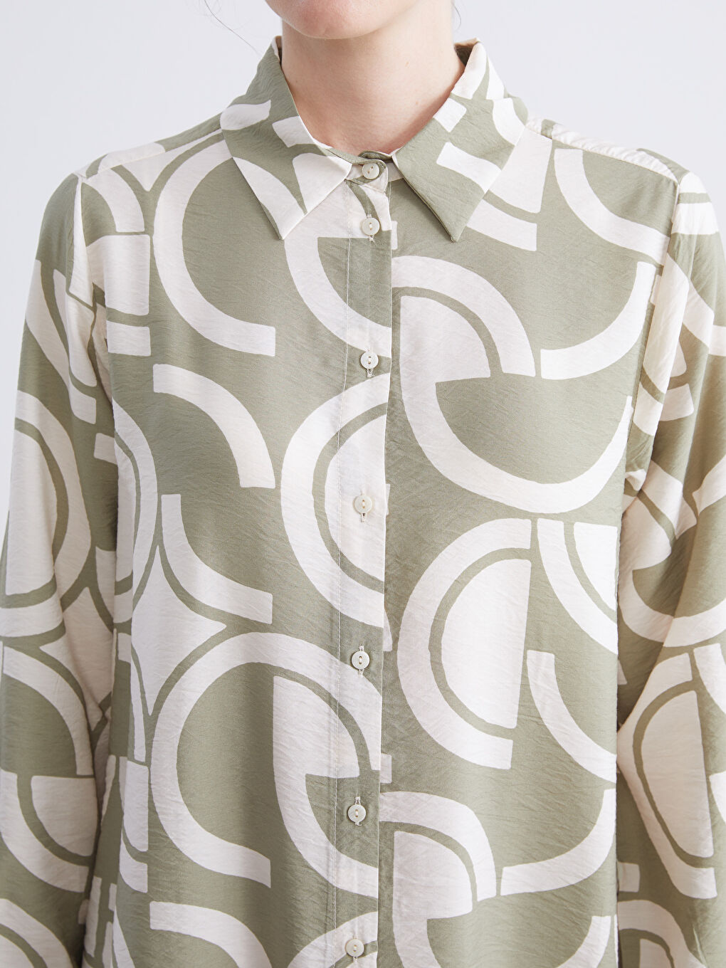 Košulja Tunika za Žene sa Uzorkom-3