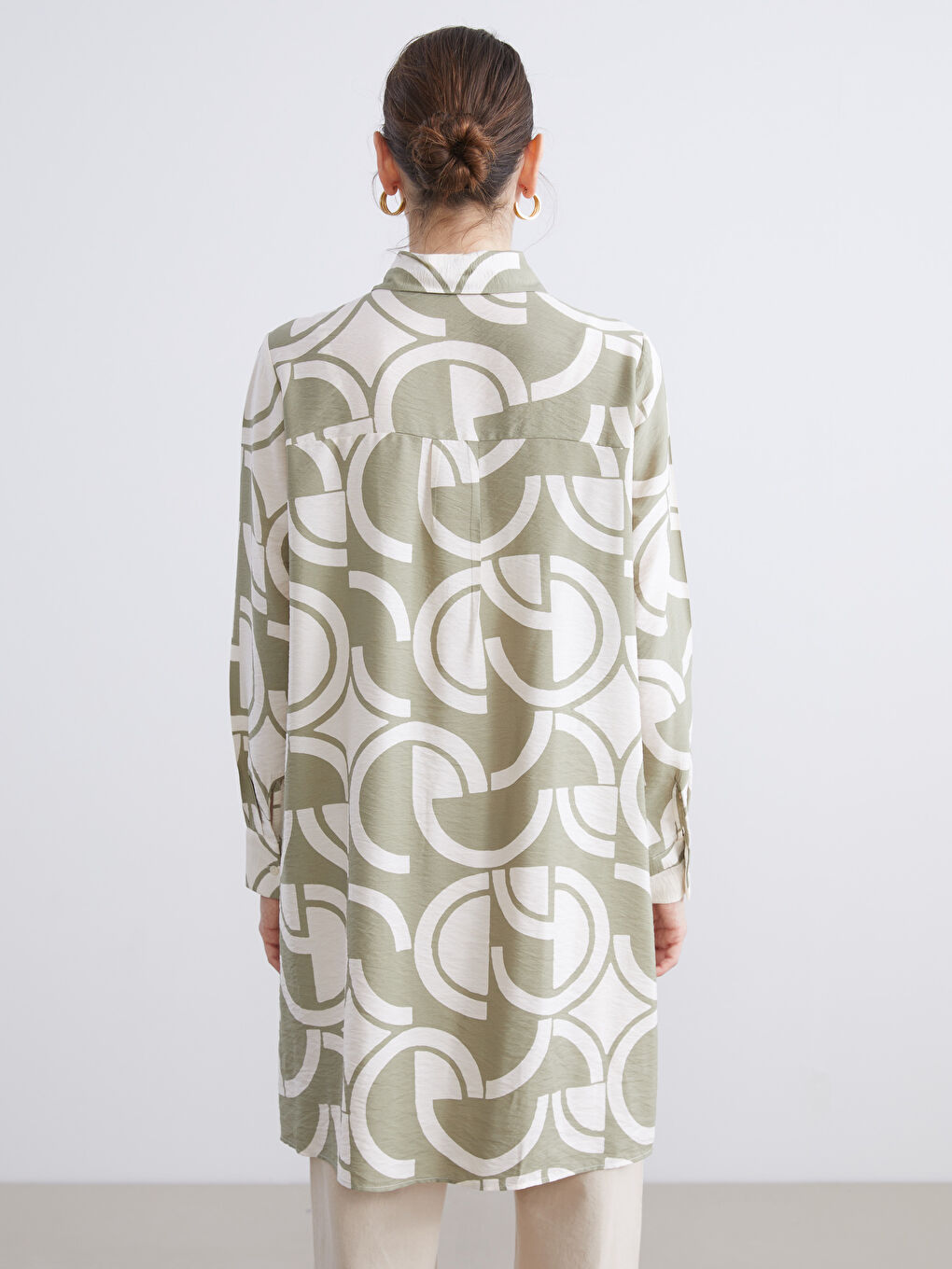 Košulja Tunika za Žene sa Uzorkom-4