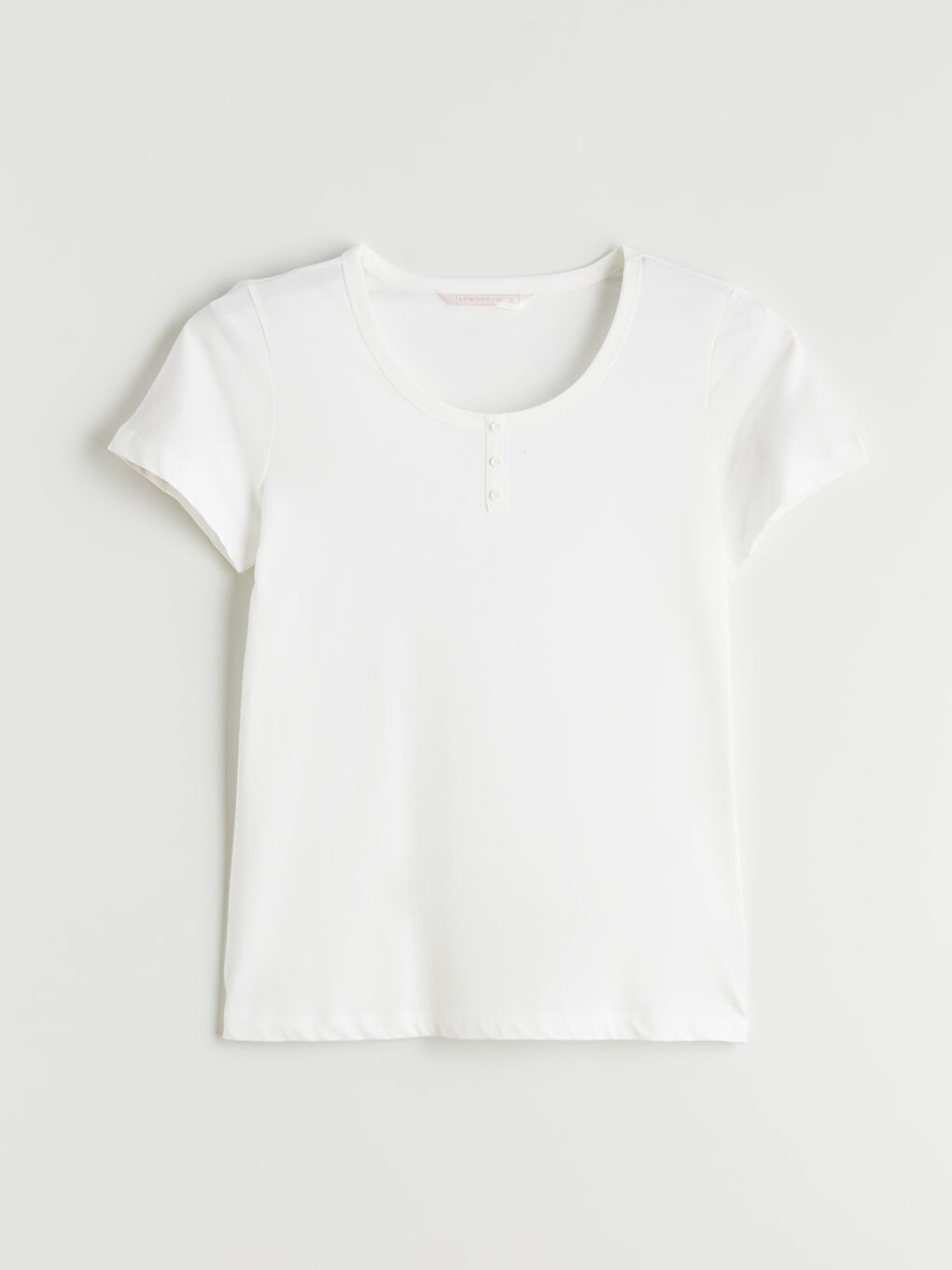 Mavi Bisiklet Yaka Desenli Kadın Kaprili Pijama Takımı-5