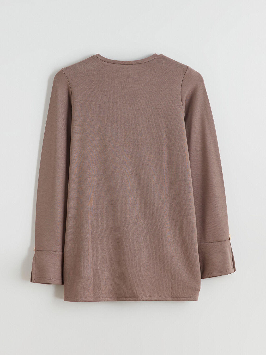 Kahverengi Bisiklet Yaka Kadın Tunik-7