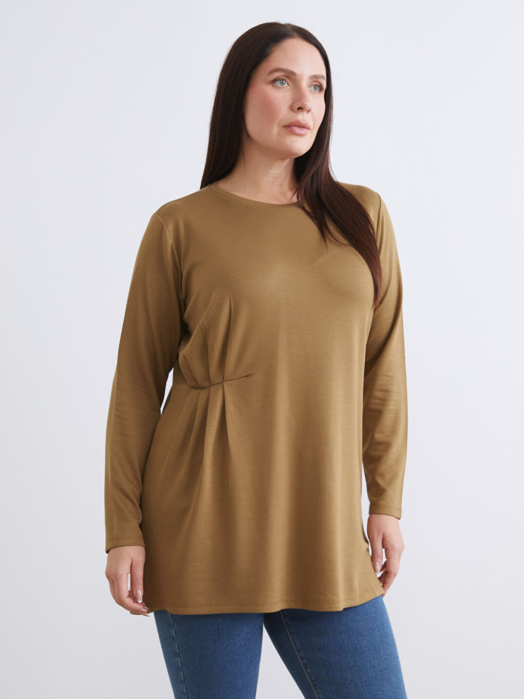 Woman KHAKI Tunic-1