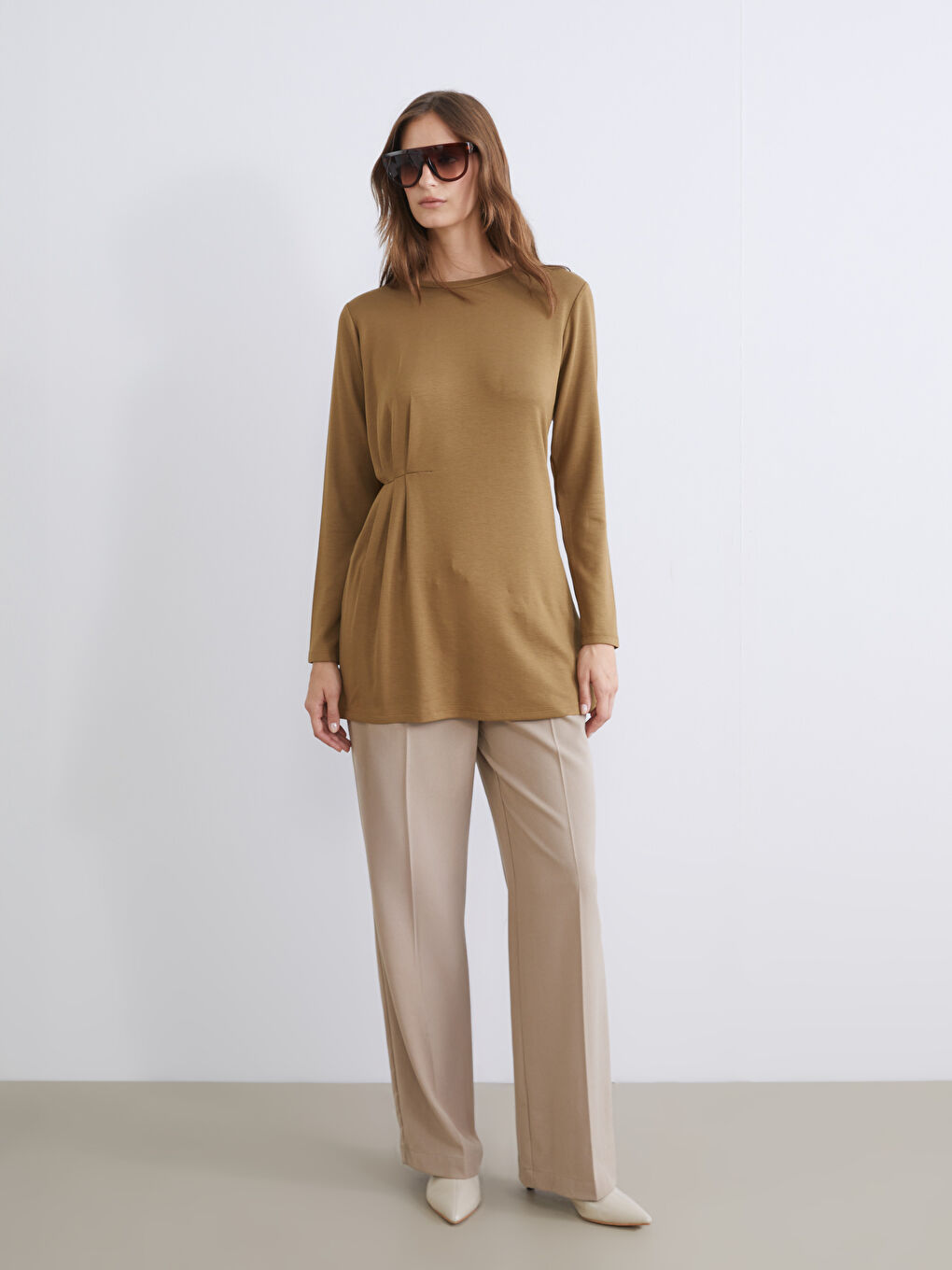 Woman KHAKI Tunic-2