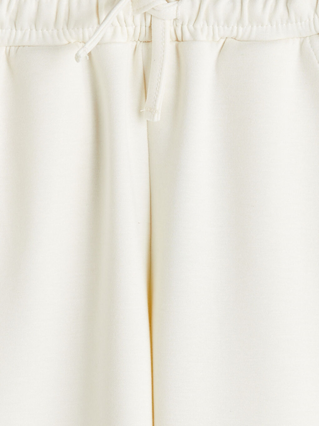 Bej Beli Lastikli Erkek Çocuk Jogger  Eşofman Altı-1