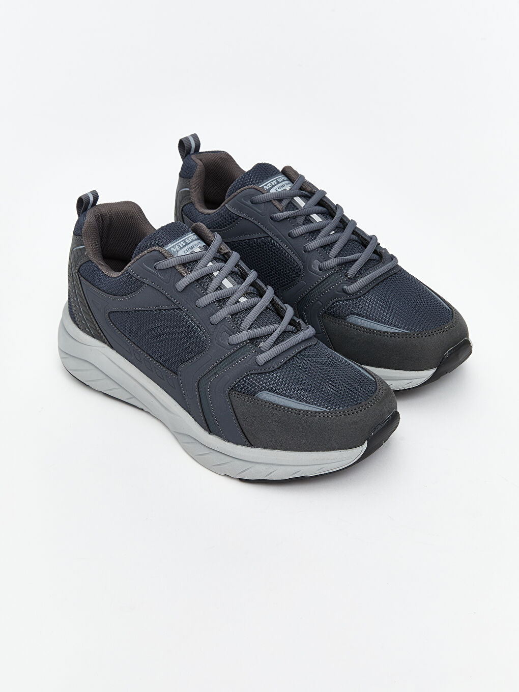 Gri Bağcıklı Erkek Spor Ayakkabı