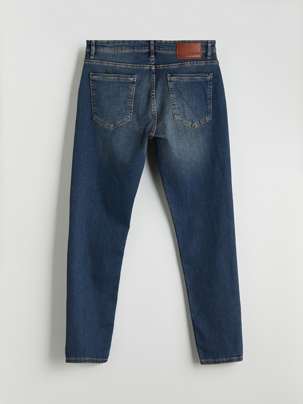 İndigo 730 Havuç Kalıp Büyük Beden Erkek Jean Pantolon-5