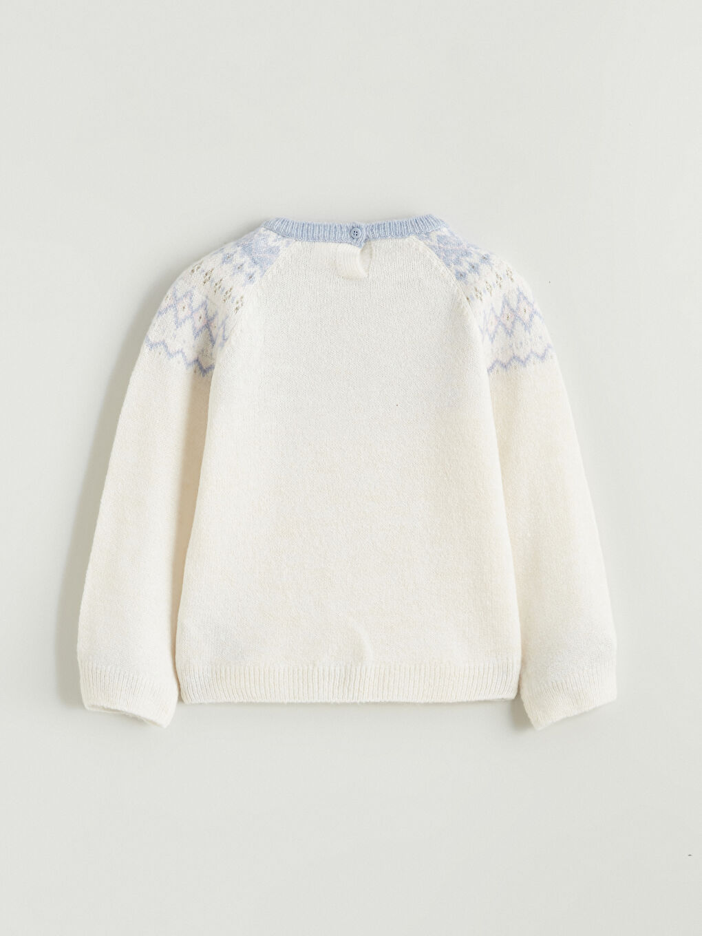 Свитер с круглым вырезом для девочек-2