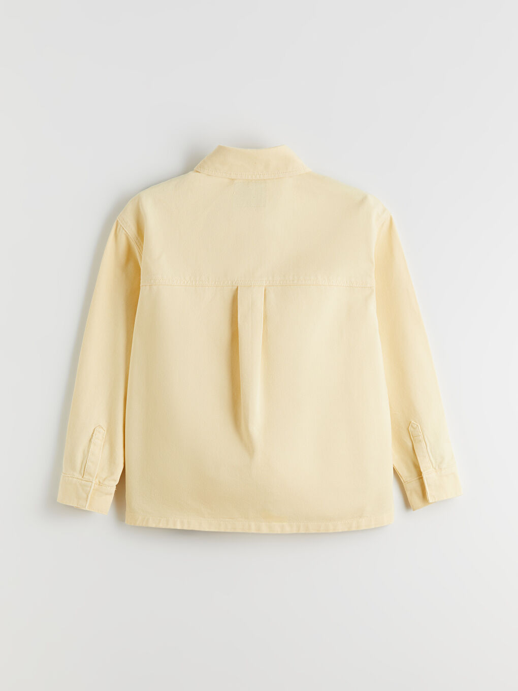 Sarı Oversize Kadın Gömlek Ceket-5