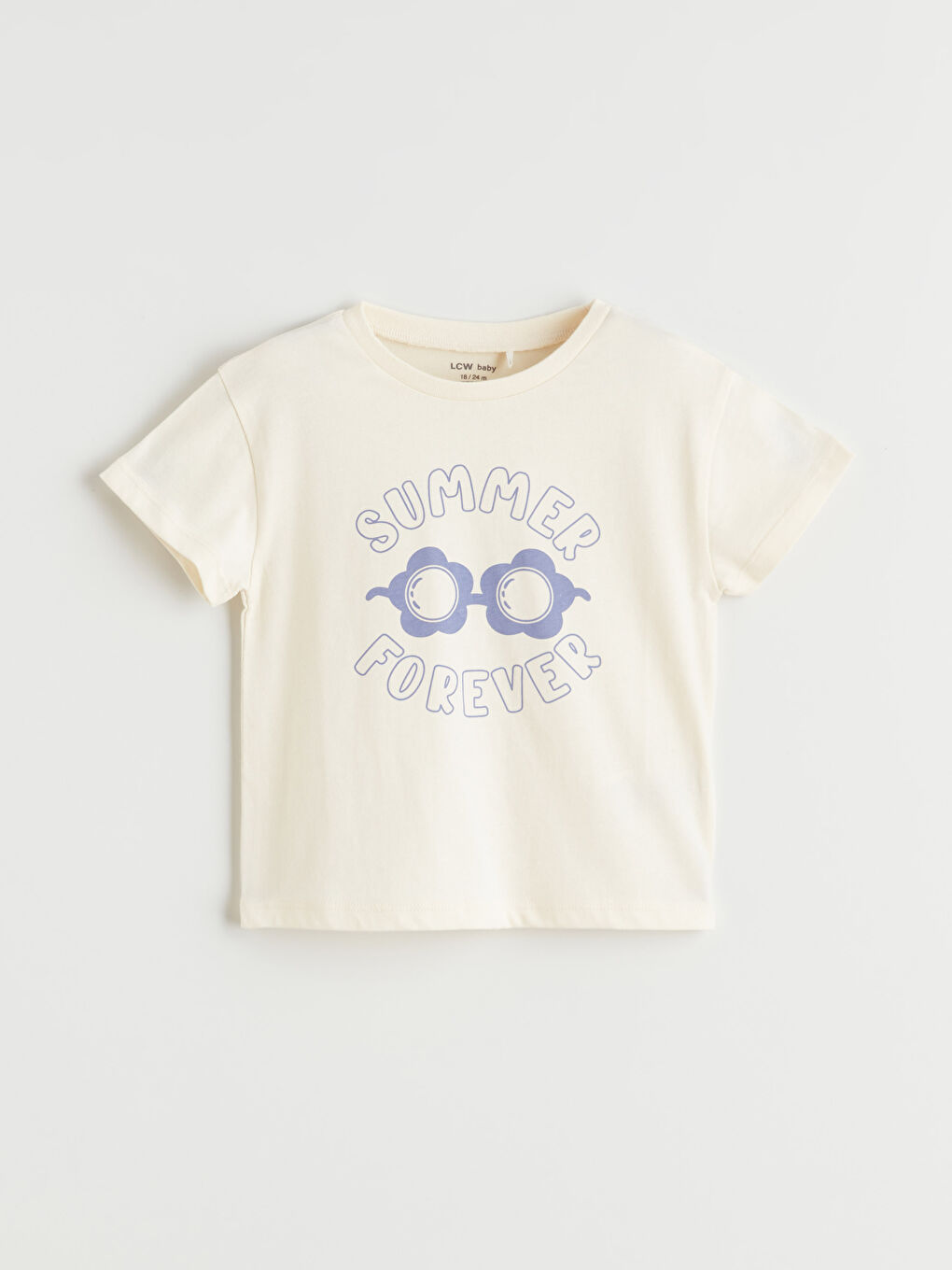 Crew Neck Baby Girls' T-Shirt and Shorts 2 Pack-1