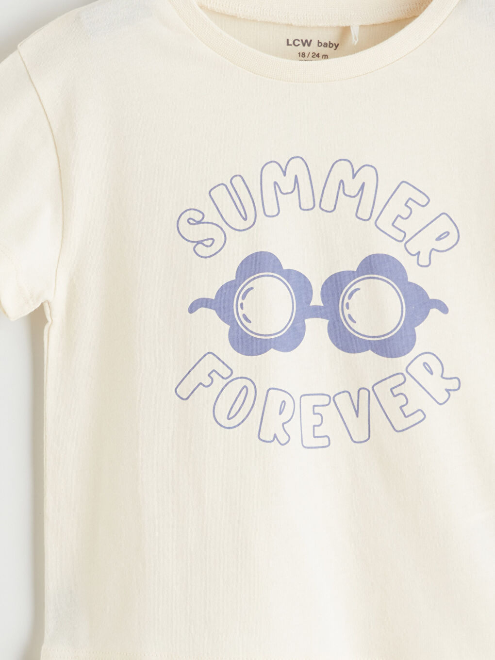 Crew Neck Baby Girls' T-Shirt and Shorts 2 Pack-4