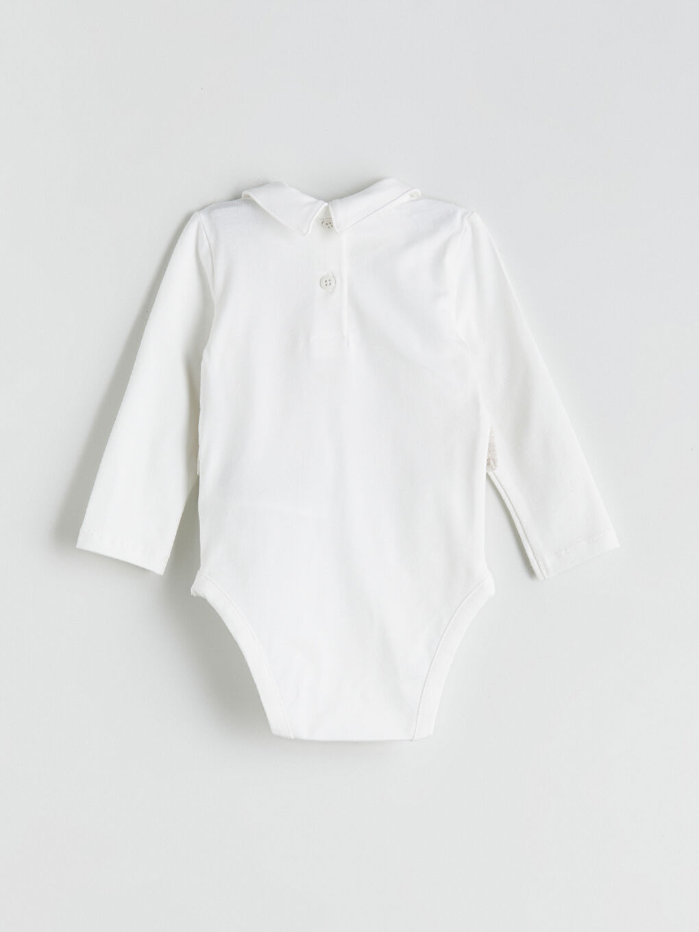 Ekru Erkek Bebek Çıtçıtlı Body ve Eşofman Alt 2'li-3