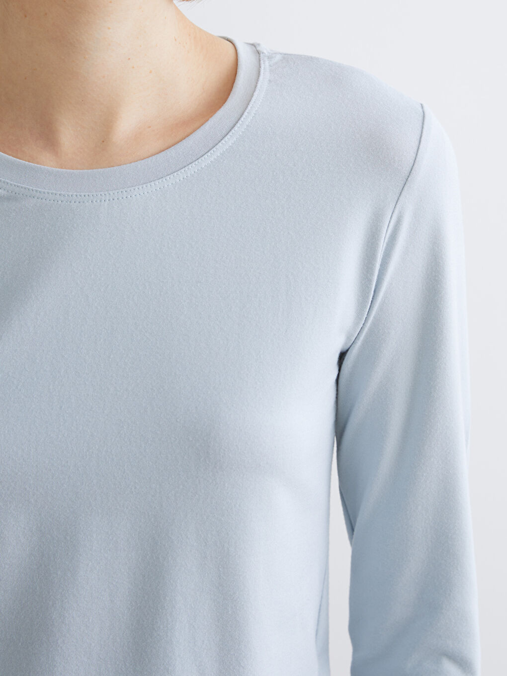 Mavi Bisiklet Yaka Soft Touch Kadın Body-2