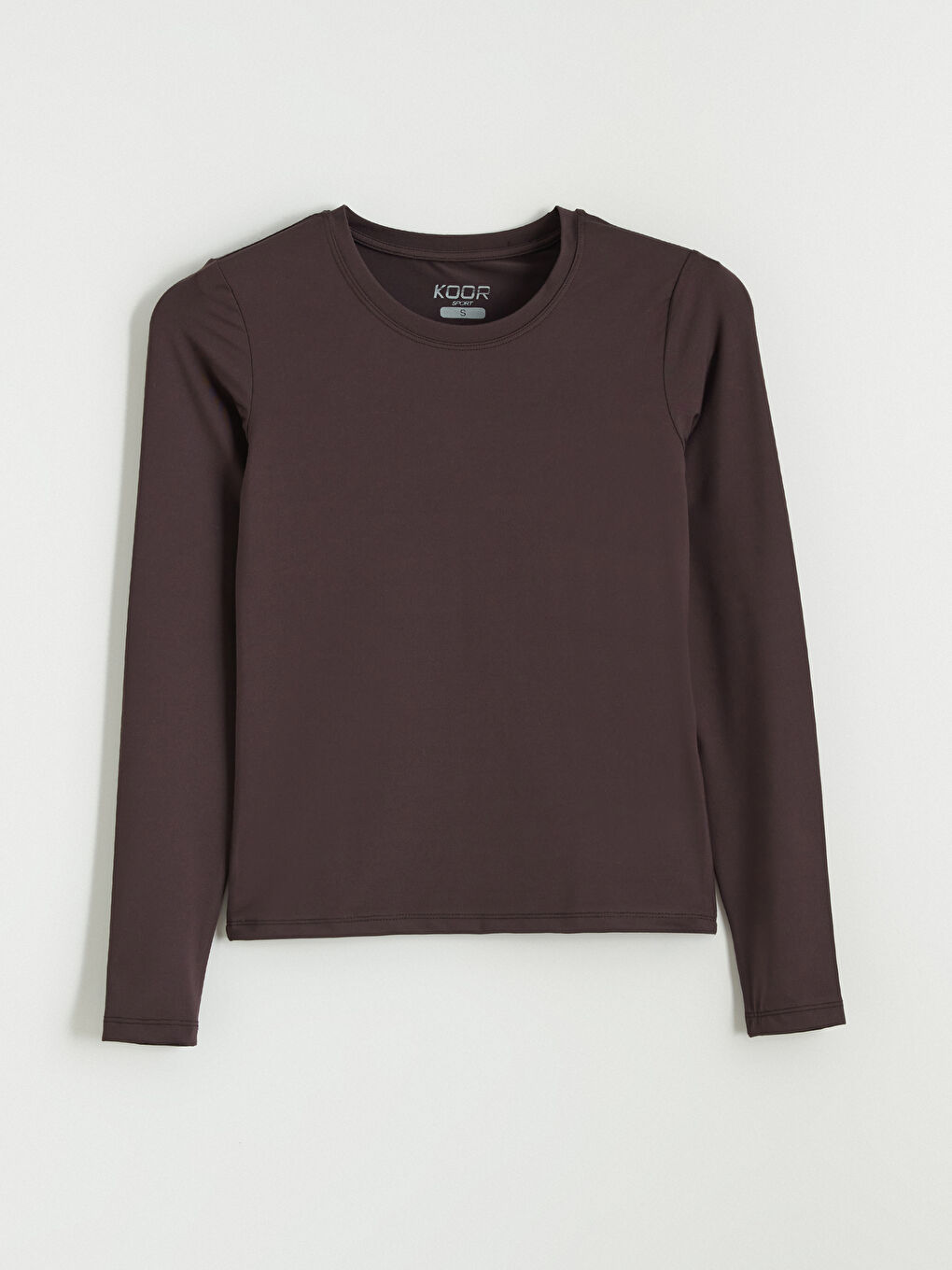 Kahverengi Bisiklet Yaka Soft Touch Kadın Body-4