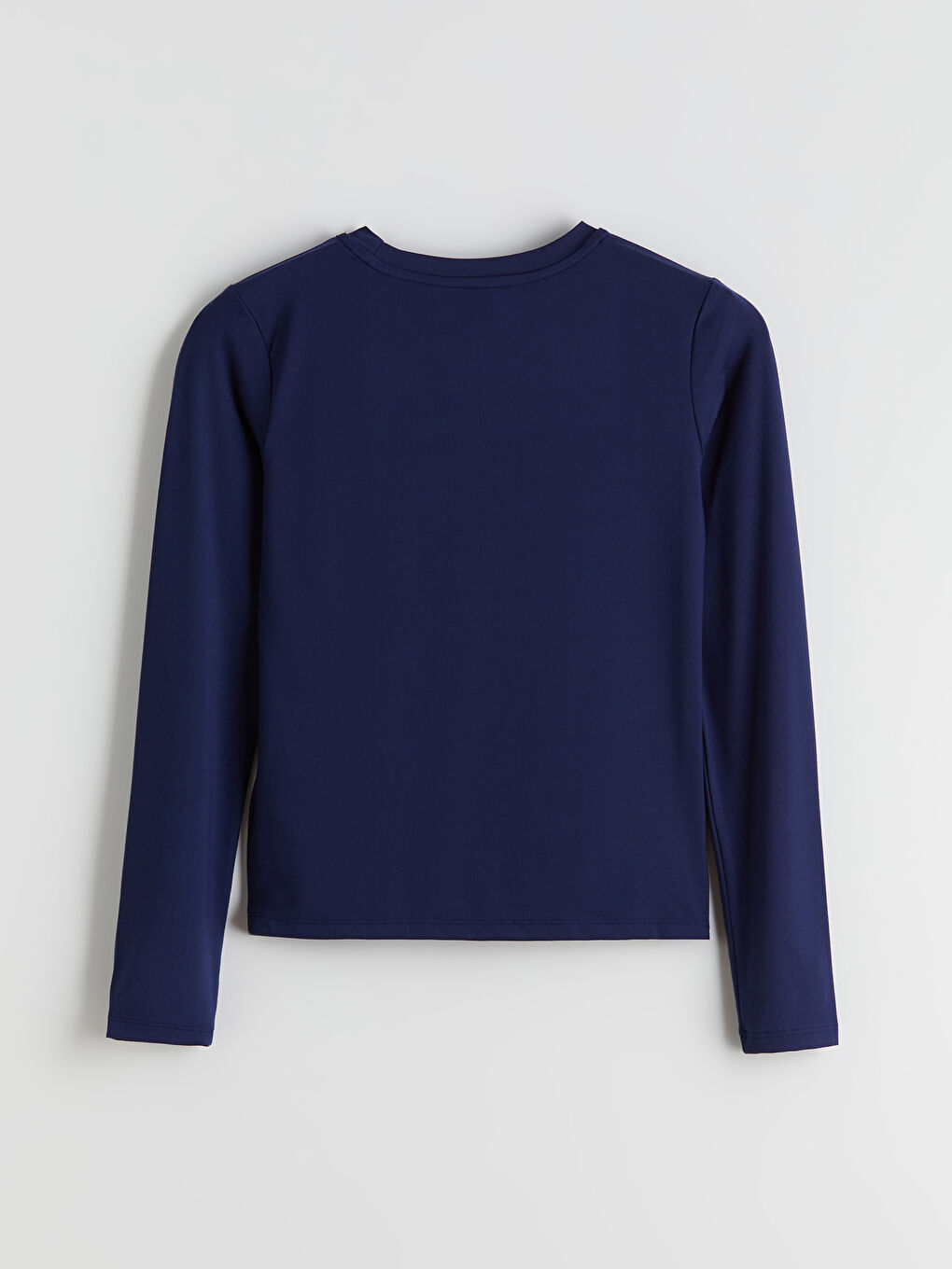 Lacivert Bisiklet Yaka Soft Touch Kadın Body-5