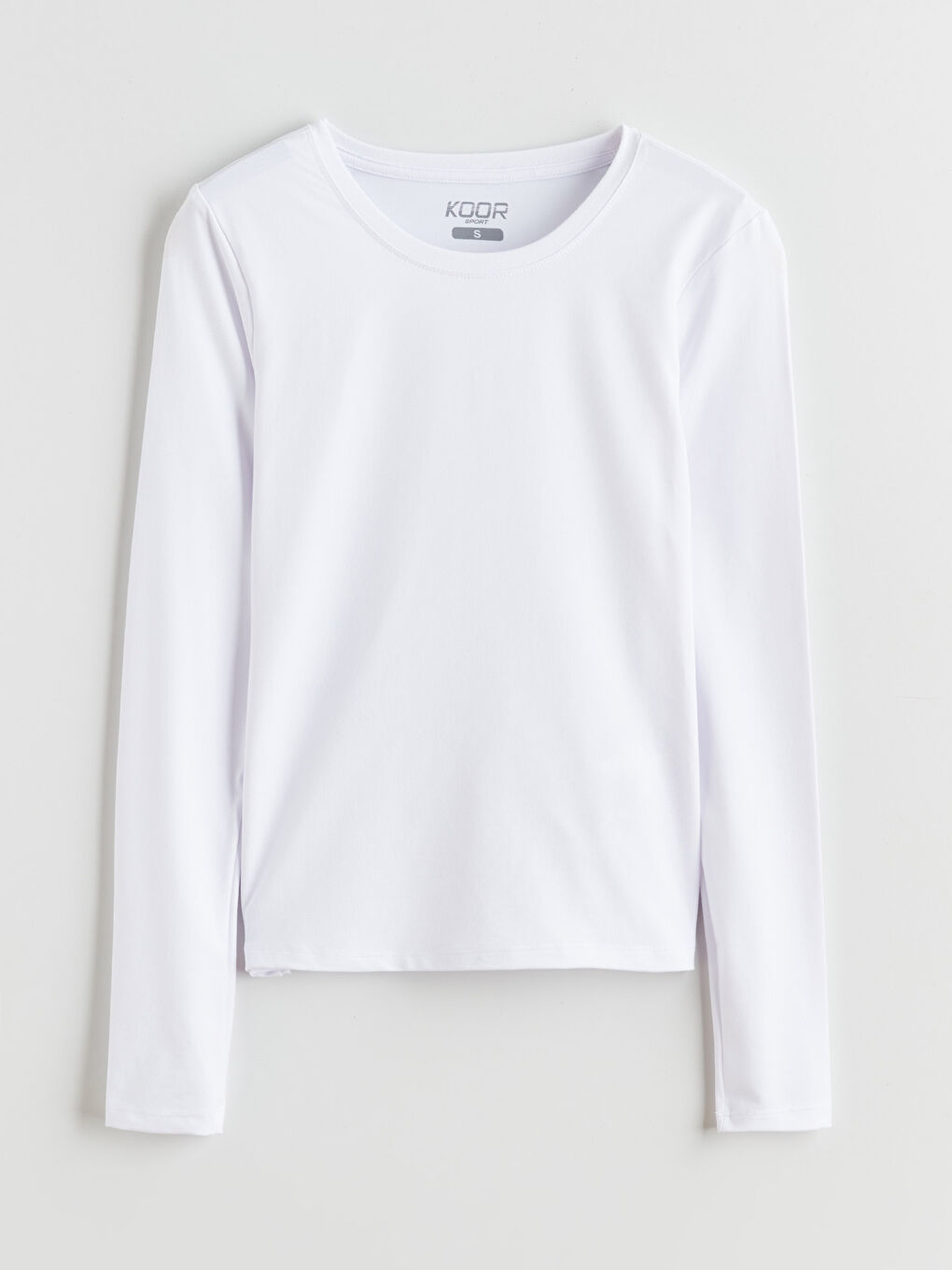 Beyaz Bisiklet Yaka Soft Touch Kadın Body-4