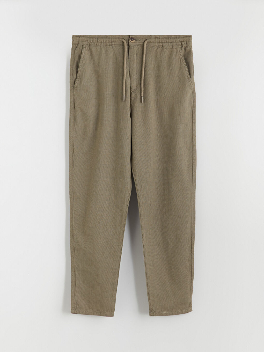 Haki Rahat Kalıp Erkek Pantolon-4