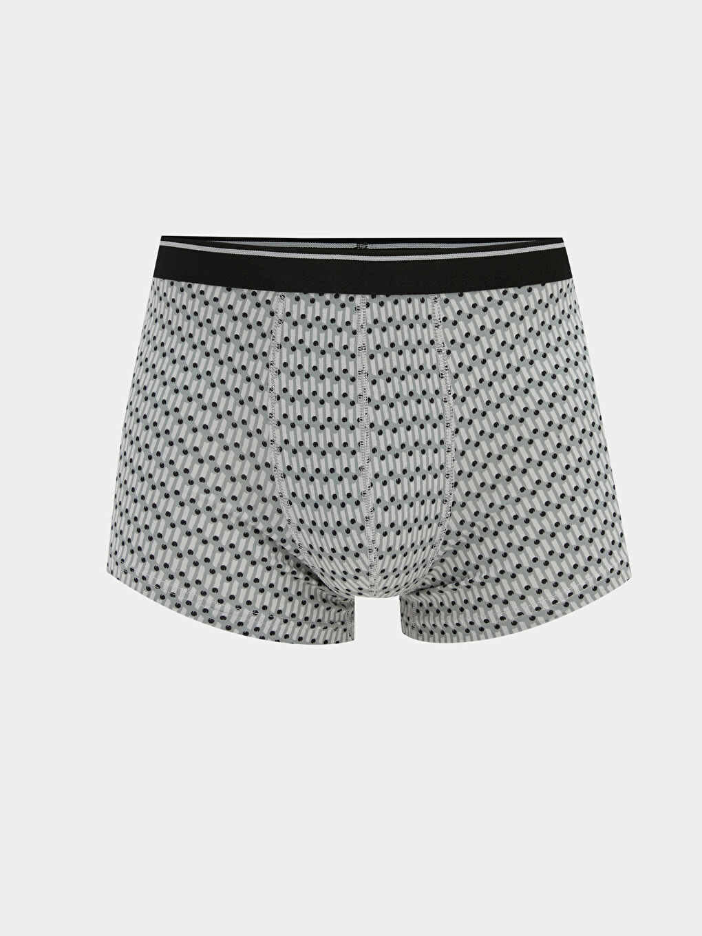 Siyah Standart Kalıp Pamuklu Esnek Erkek Boxer 3'lü-1