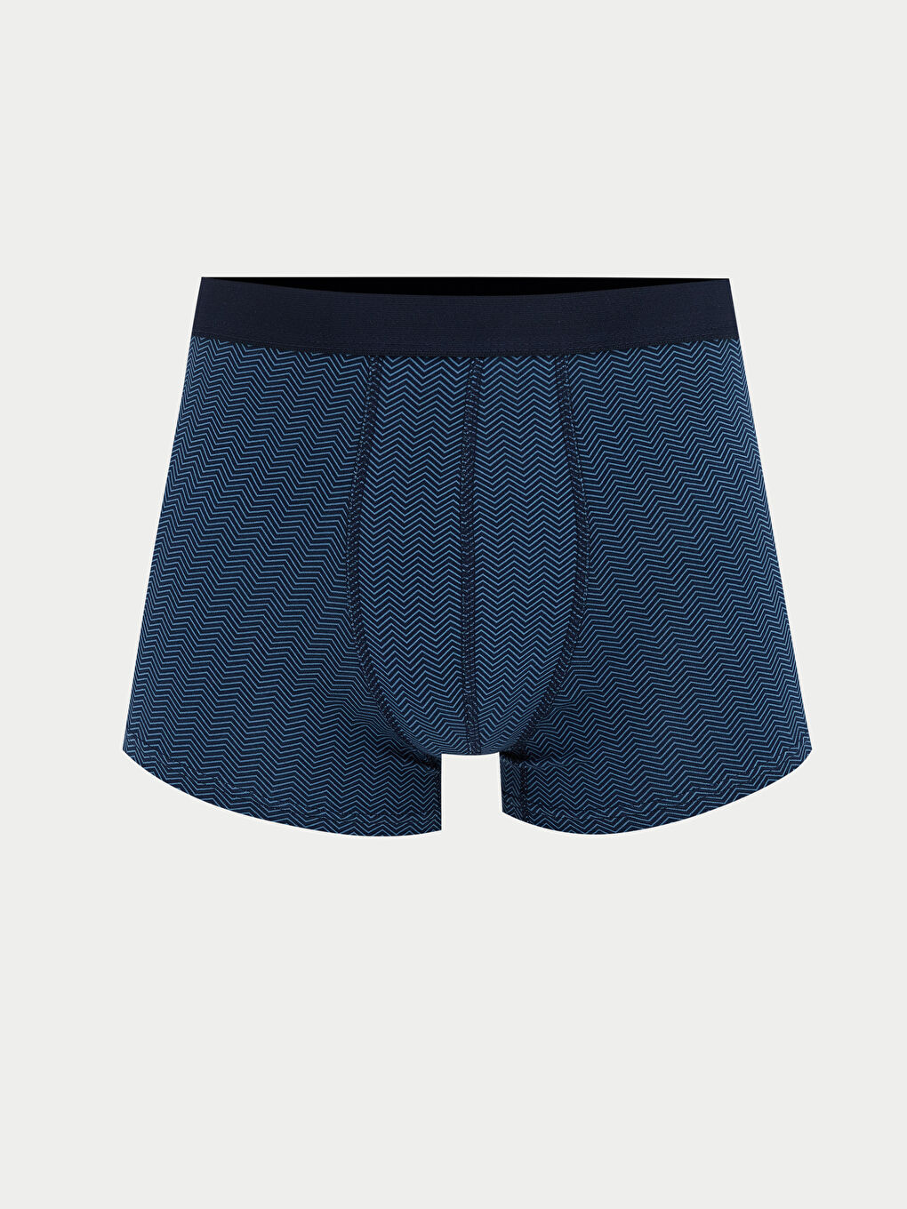 Lacivert Standart Kalıp Pamuklu Esnek Erkek Boxer 3'lü-3