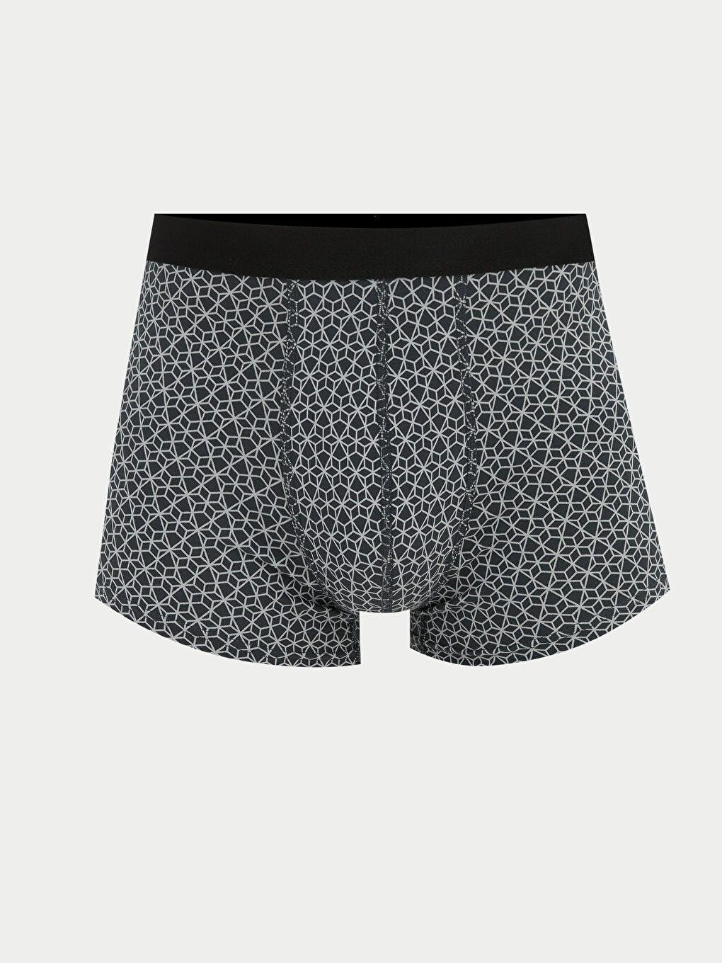 Mavi Pamuklu Esnek Erkek Boxer