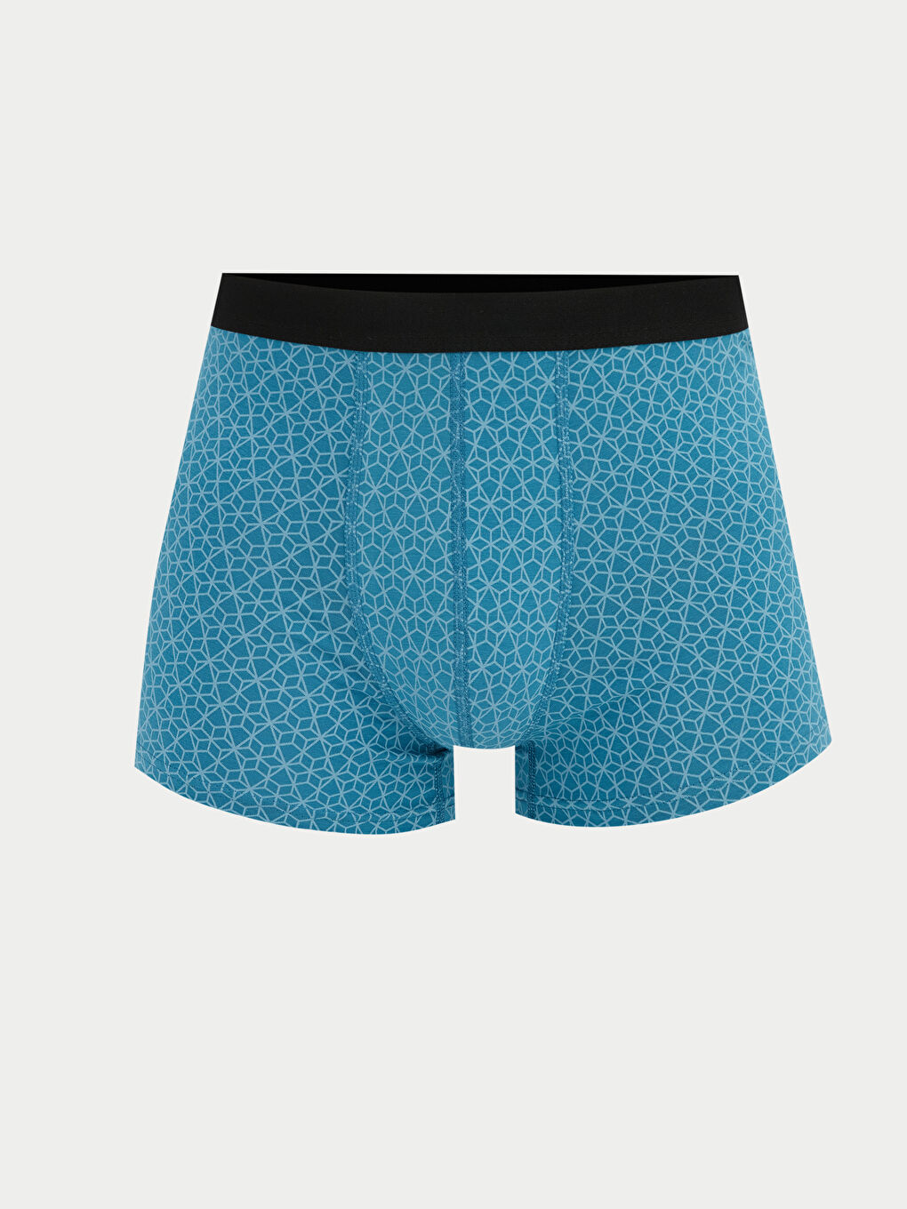 Mavi Pamuklu Esnek Erkek Boxer-1