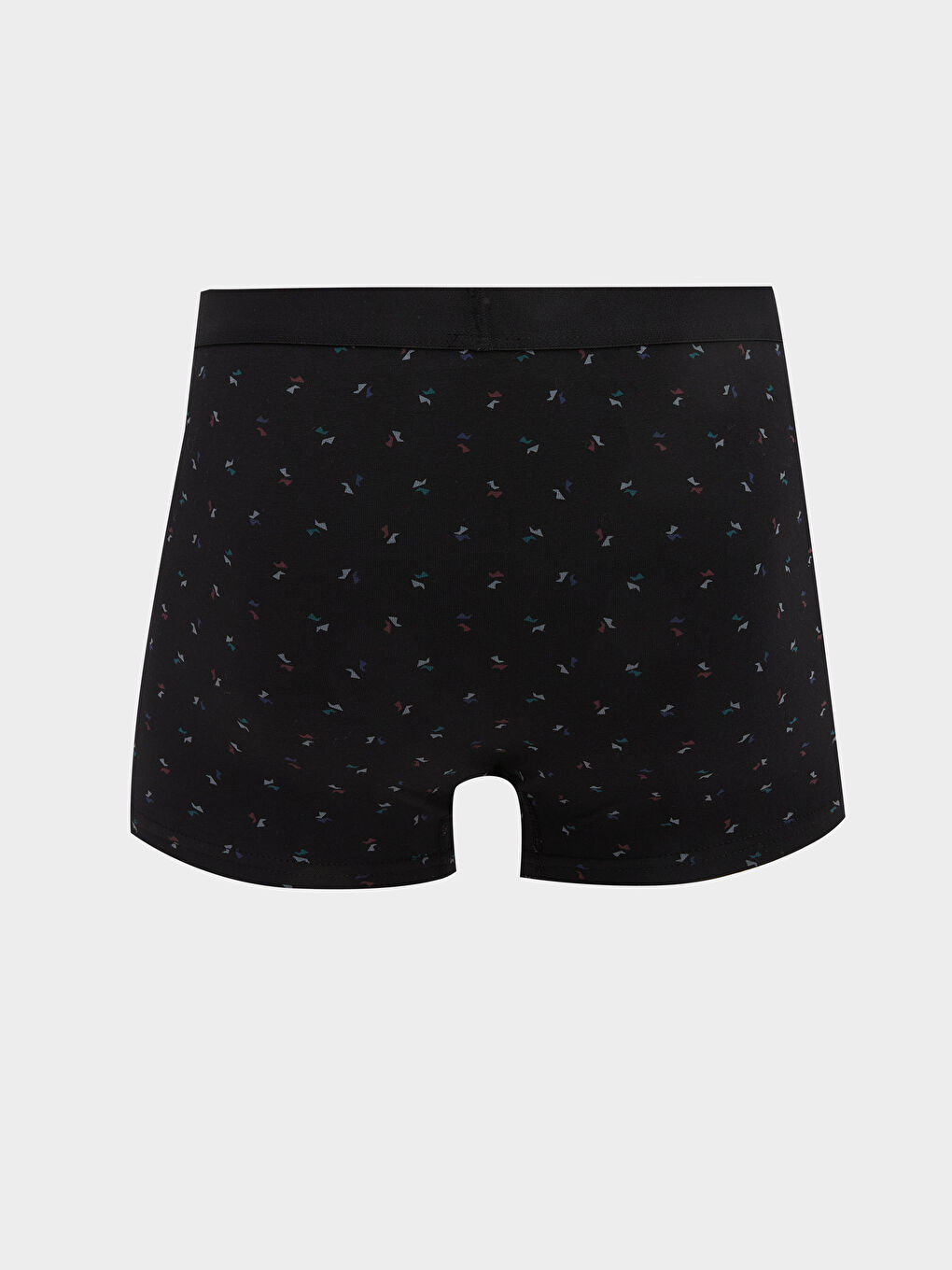 Siyah Standart Kalıp Pamuklu Esnek Erkek Boxer 3'lü-4