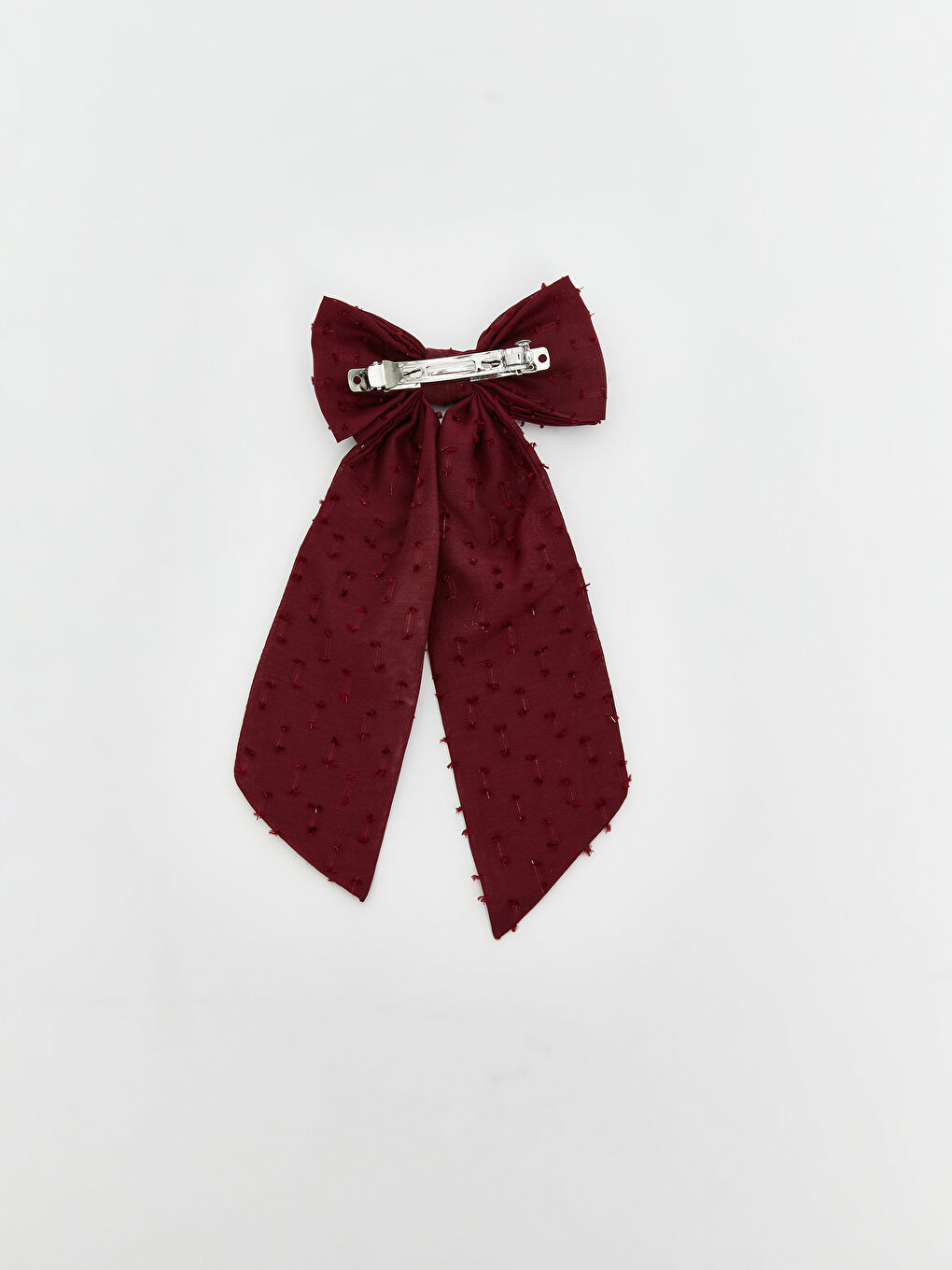 Bow Printed Girls' Hair Clip-1