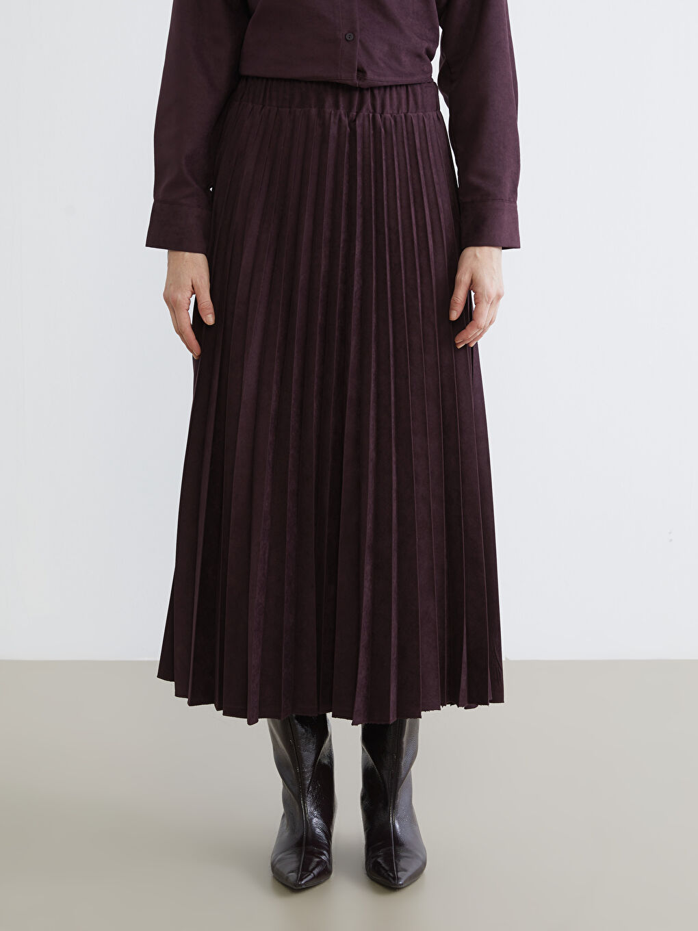 BOJA ŠLJIVE Suknja  Žena-1