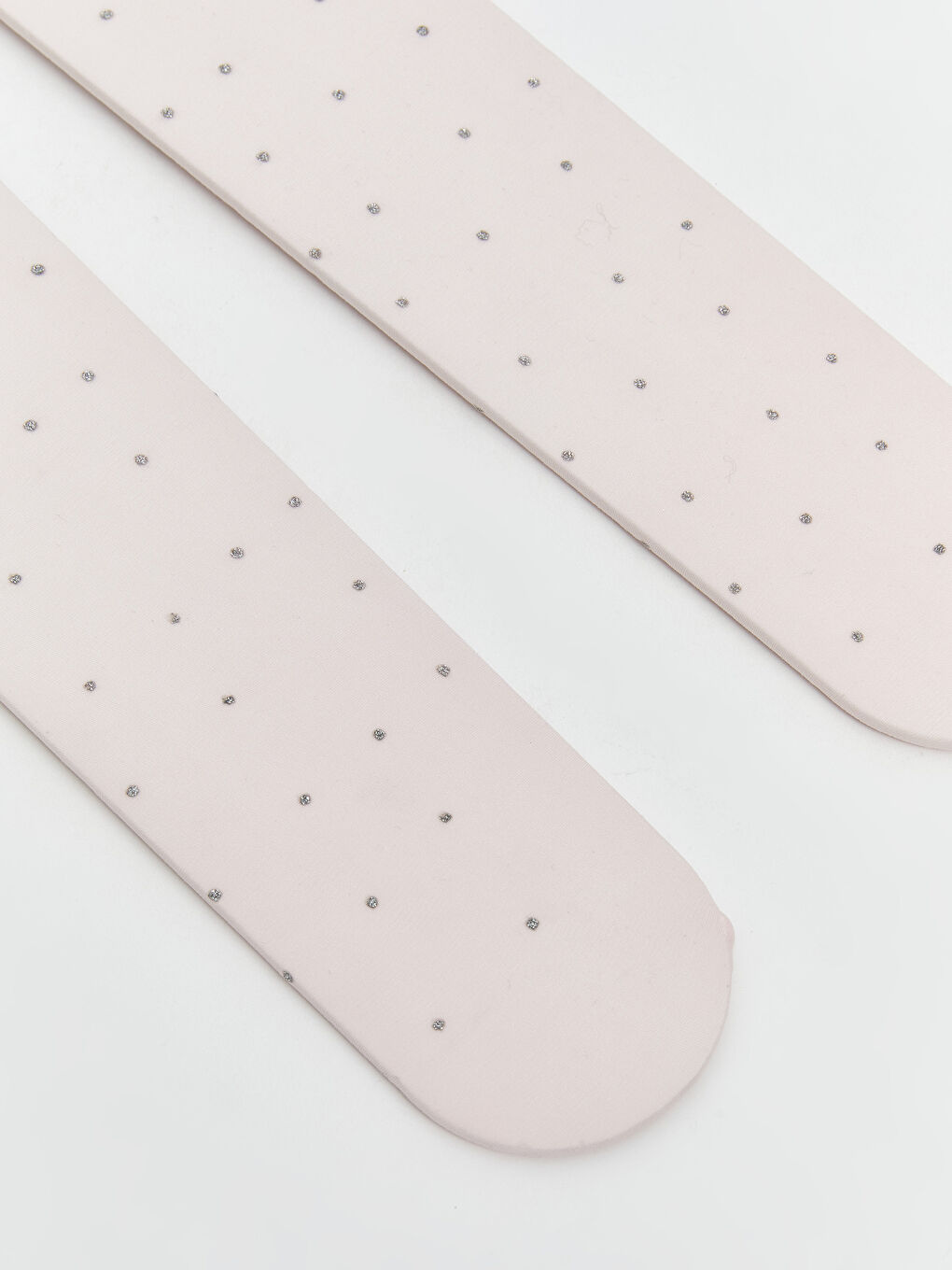 Pembe Beli Lastikli Kız Çocuk Külotlu Çorap 2'li-2