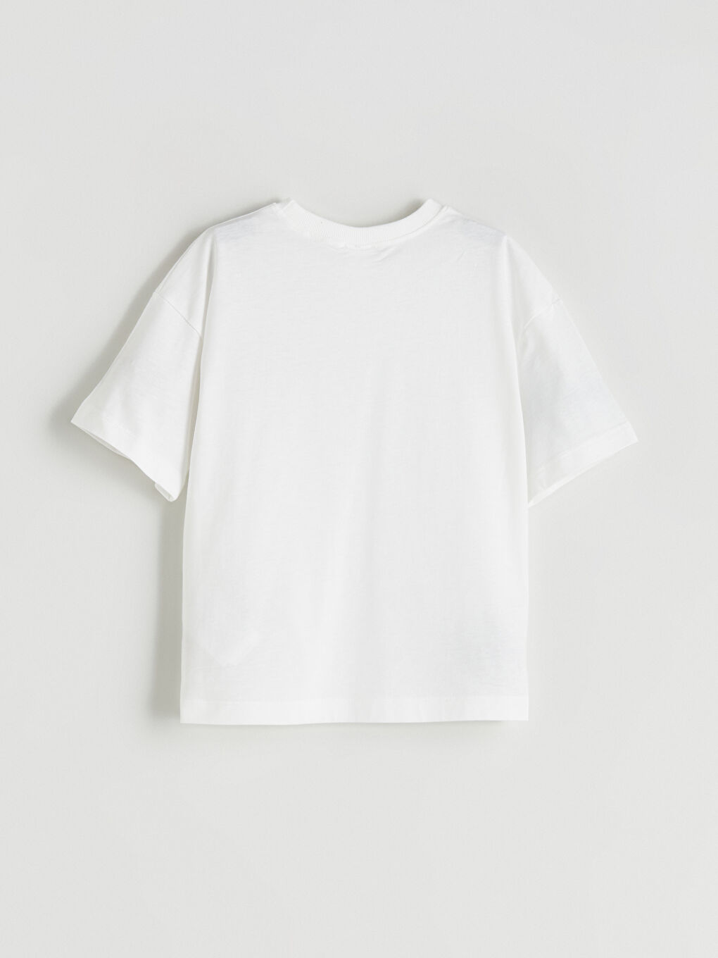 Ekru Bisiklet Yaka Slogan Baskılı Erkek Çocuk Tişört-7