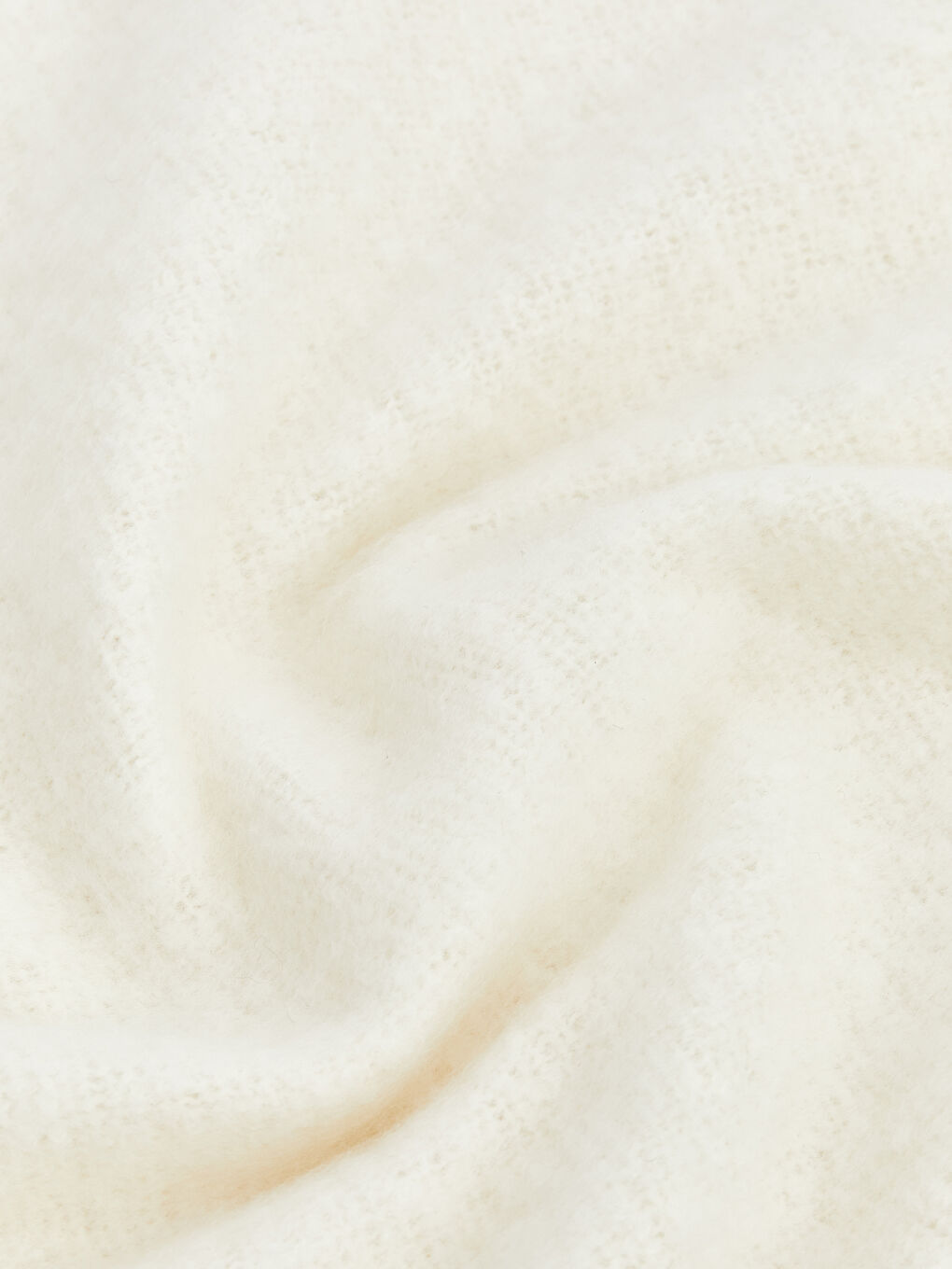 Bej Düz Püsküllü Kadın Atkı-2