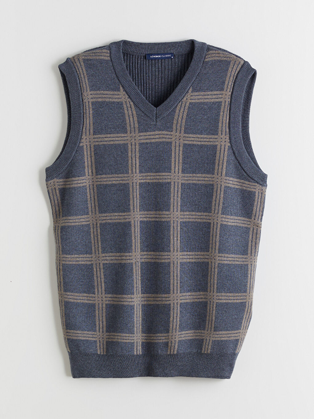 İndigo Standart Kalıp Erkek Süveter-4