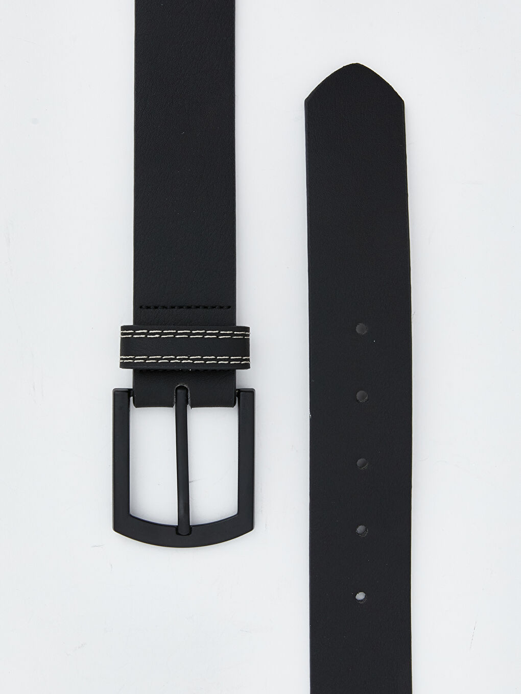 Faux Leather Men's Belt-2