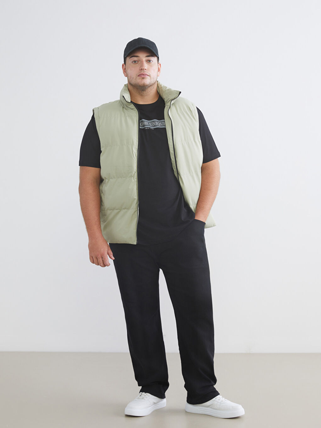 Siyah Büyük Beden 779 Regular Fit Erkek Jean Pantolon