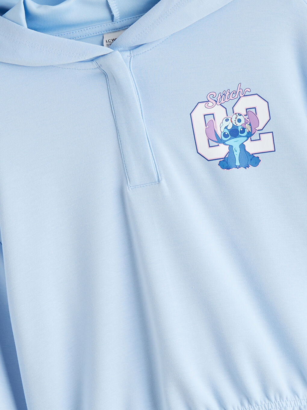 Hooded Stitch Printed Girls' Tracksuit Set-3