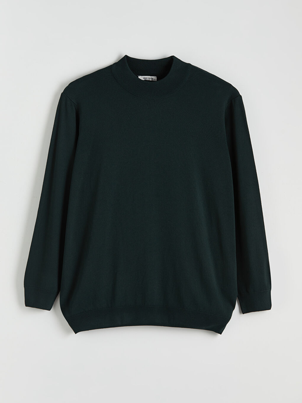 Yeşil Yarım Balıkçı Yaka Erkek Triko Kazak-4