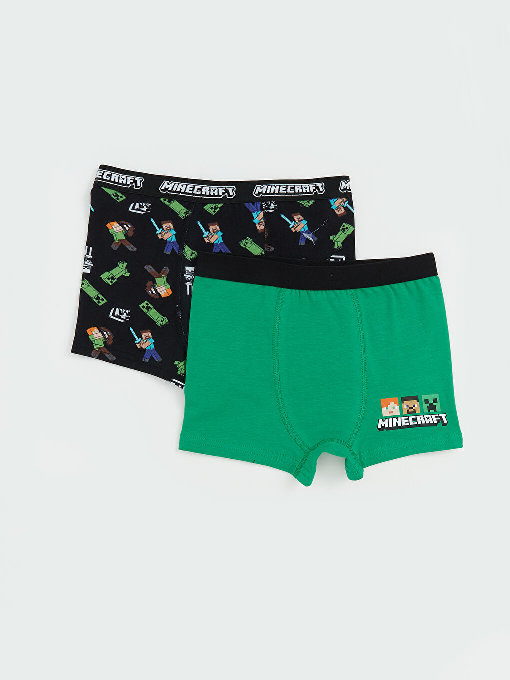 Minecraft Printed Boys' Boxer 2 Pack
