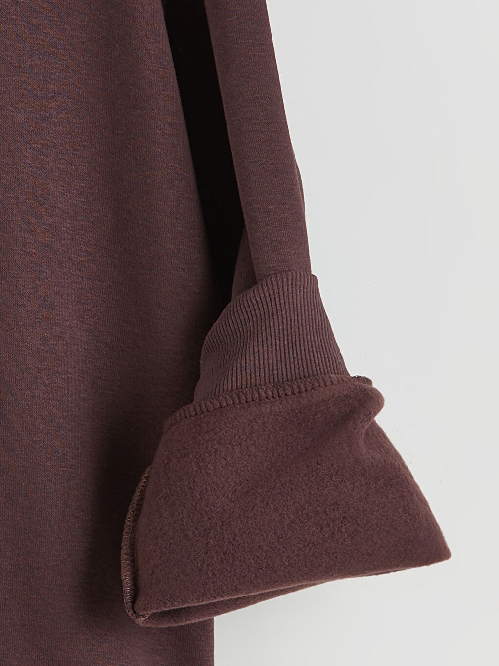 Mürdüm Los Angeles Baskılı Kız Çocuk Kalın Sweatshirt-1