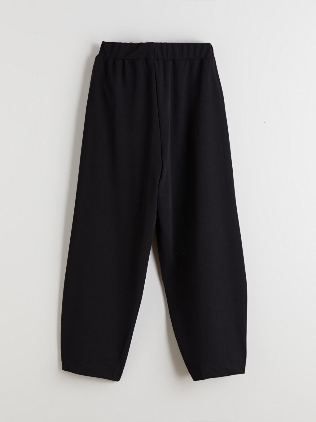 Siyah Beli Lastikli Kadın Pantolon-5