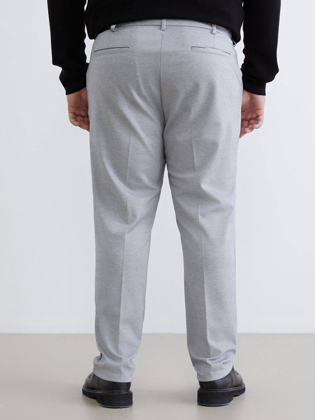 Gri Büyük Beden Erkek Chino Pantolon-3