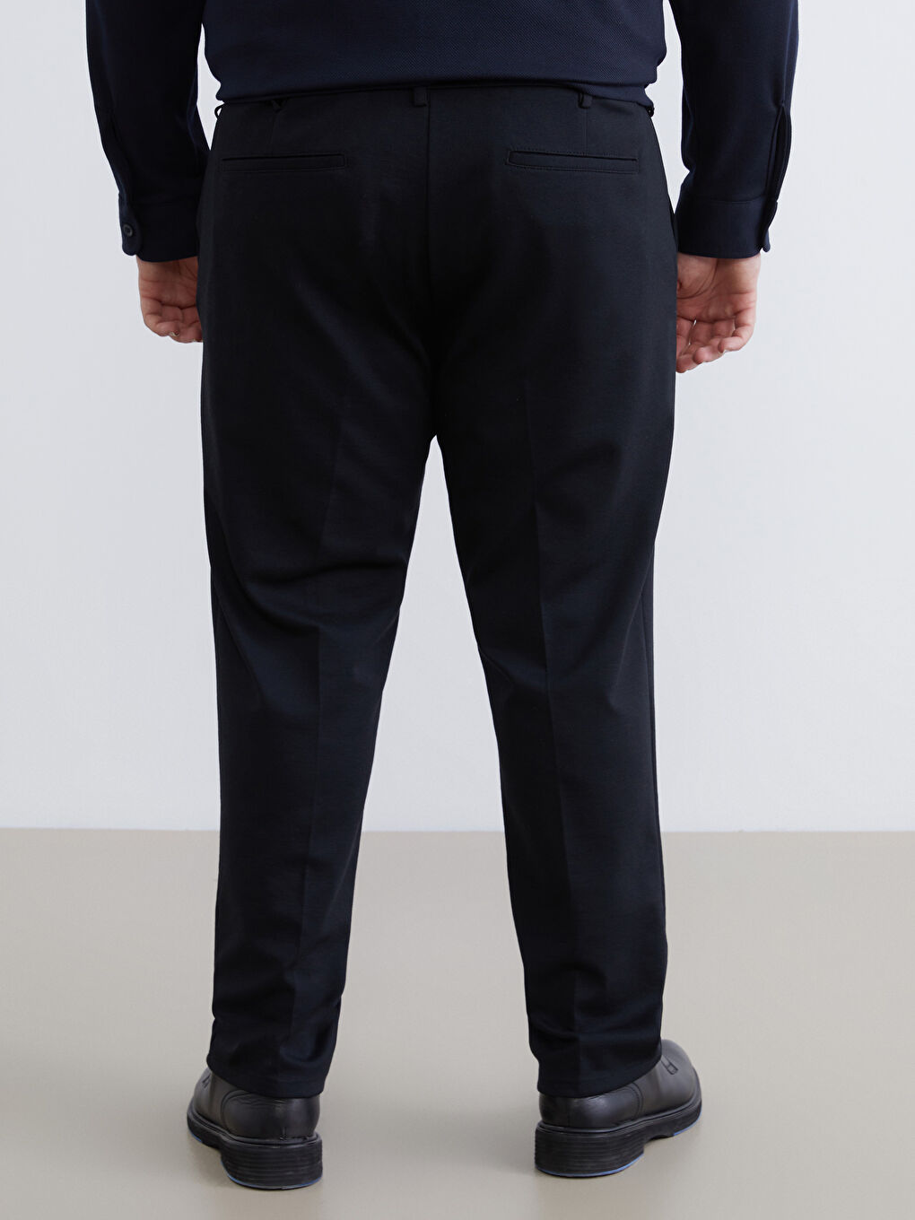 Lacivert Büyük Beden Erkek Chino Pantolon-4