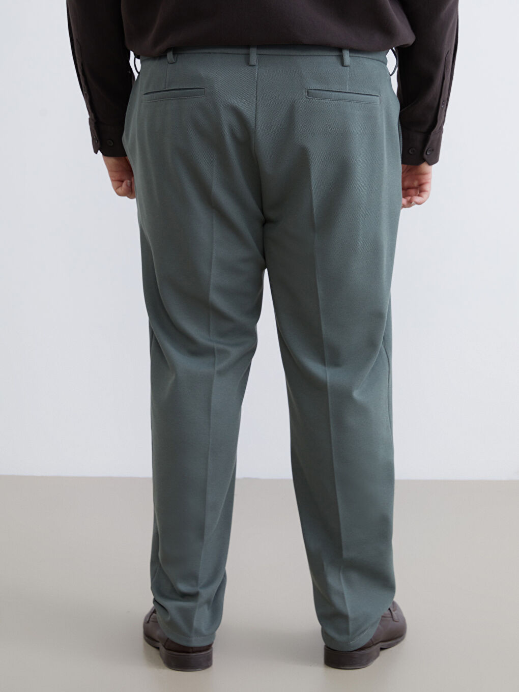 Haki Büyük Beden Erkek Chino Pantolon-3