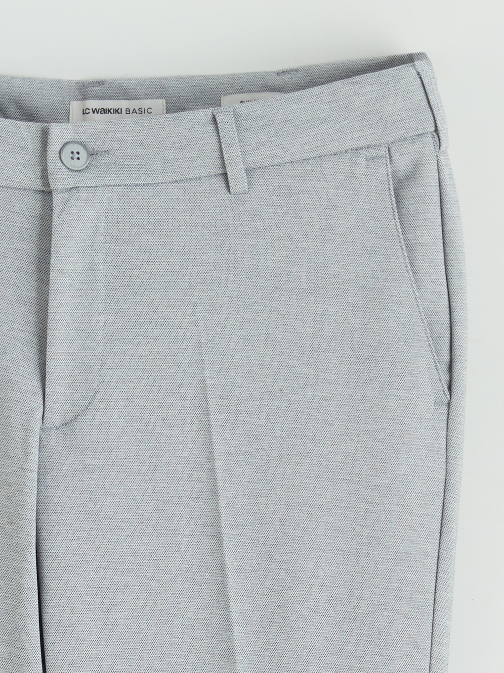 Gri Büyük Beden Erkek Chino Pantolon-5