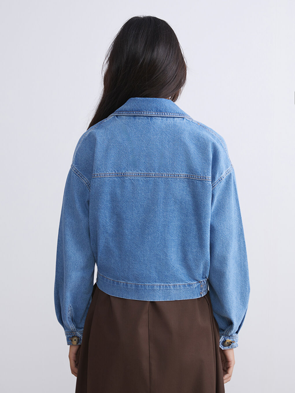Oversize Women's Denim Jacket-3