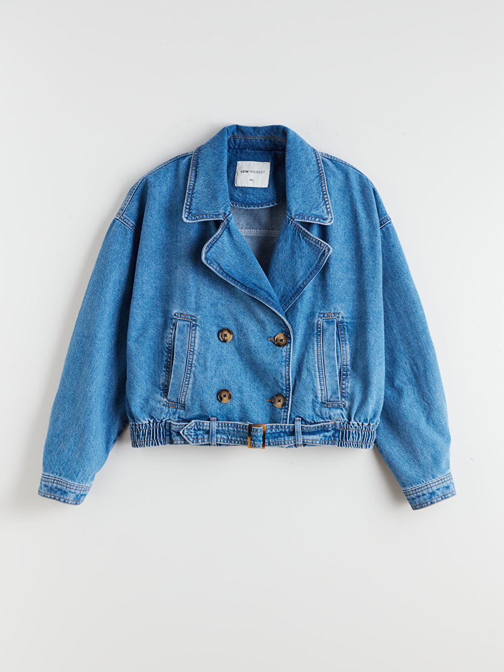 Oversize Women's Denim Jacket-4